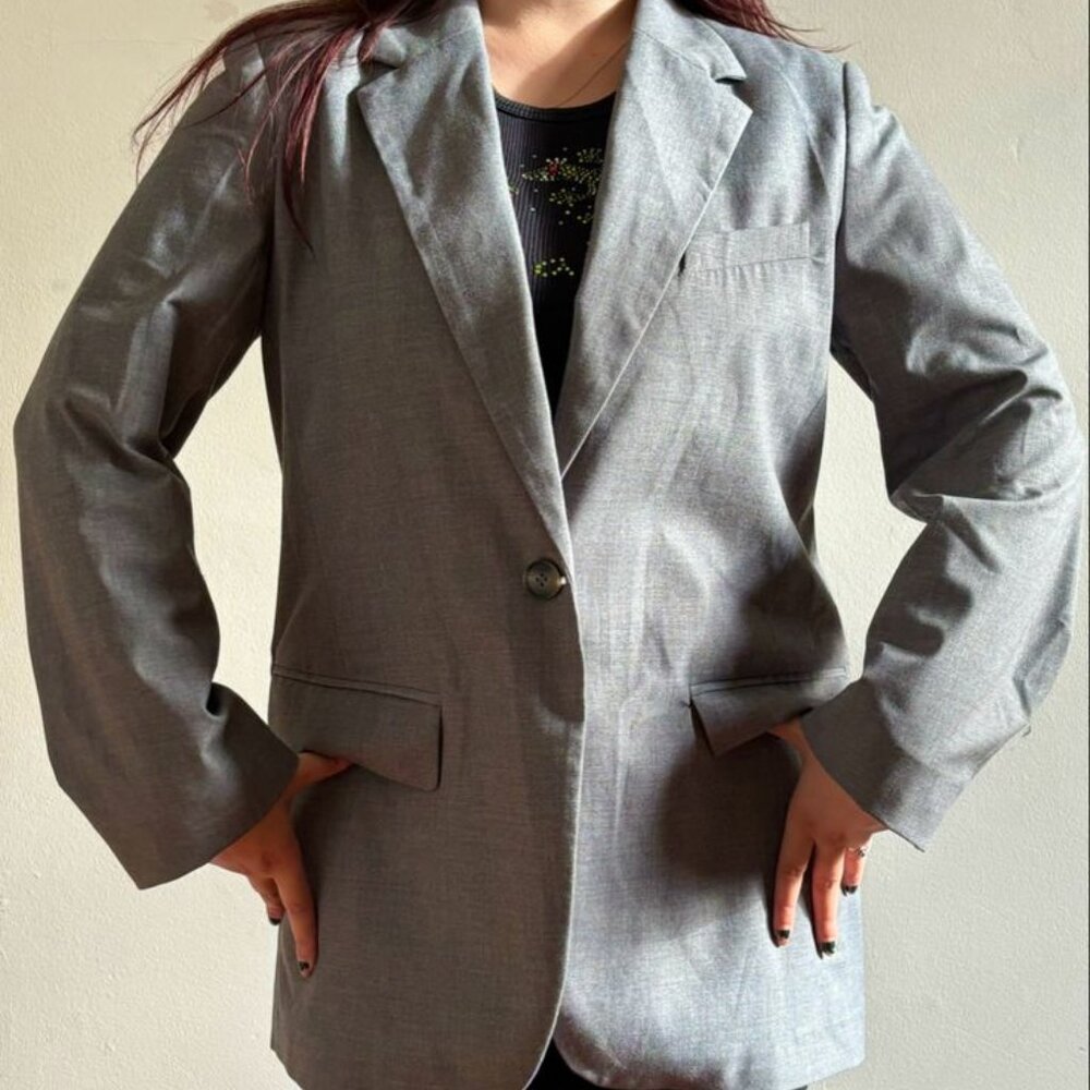 Oversized Grey H&M Blazer